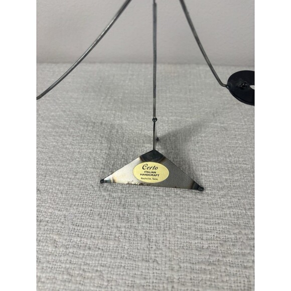 Certo Italian Craft Metal Handmade Modernist Style Golfer Sculpture Figure Golf - Picture 3 of 7